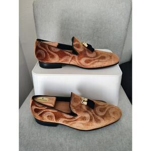 Aldo Boomer Almond Toe Tassel Loafers Size 10
Gold/Copper color Men's Dress shoe